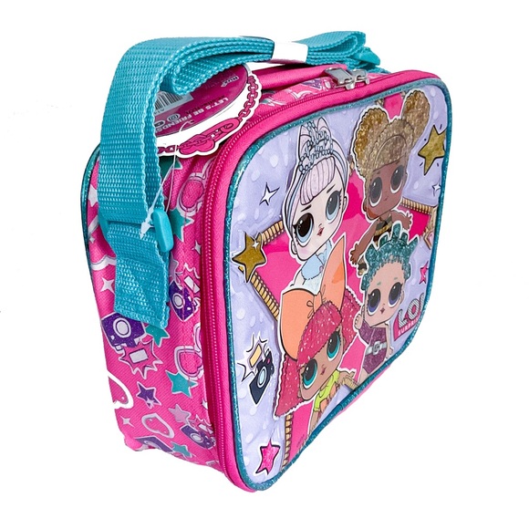 LOL Surprise Lunch Box Kids Girls LunchBag L.O.L. Surprise Dolls Insulated Bag - Picture 2 of 3